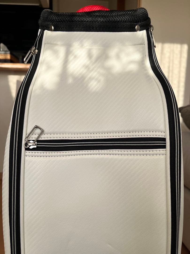 展示品超美品adabat アダバット カートキャディバッグ　ホワイト　9型　軽量