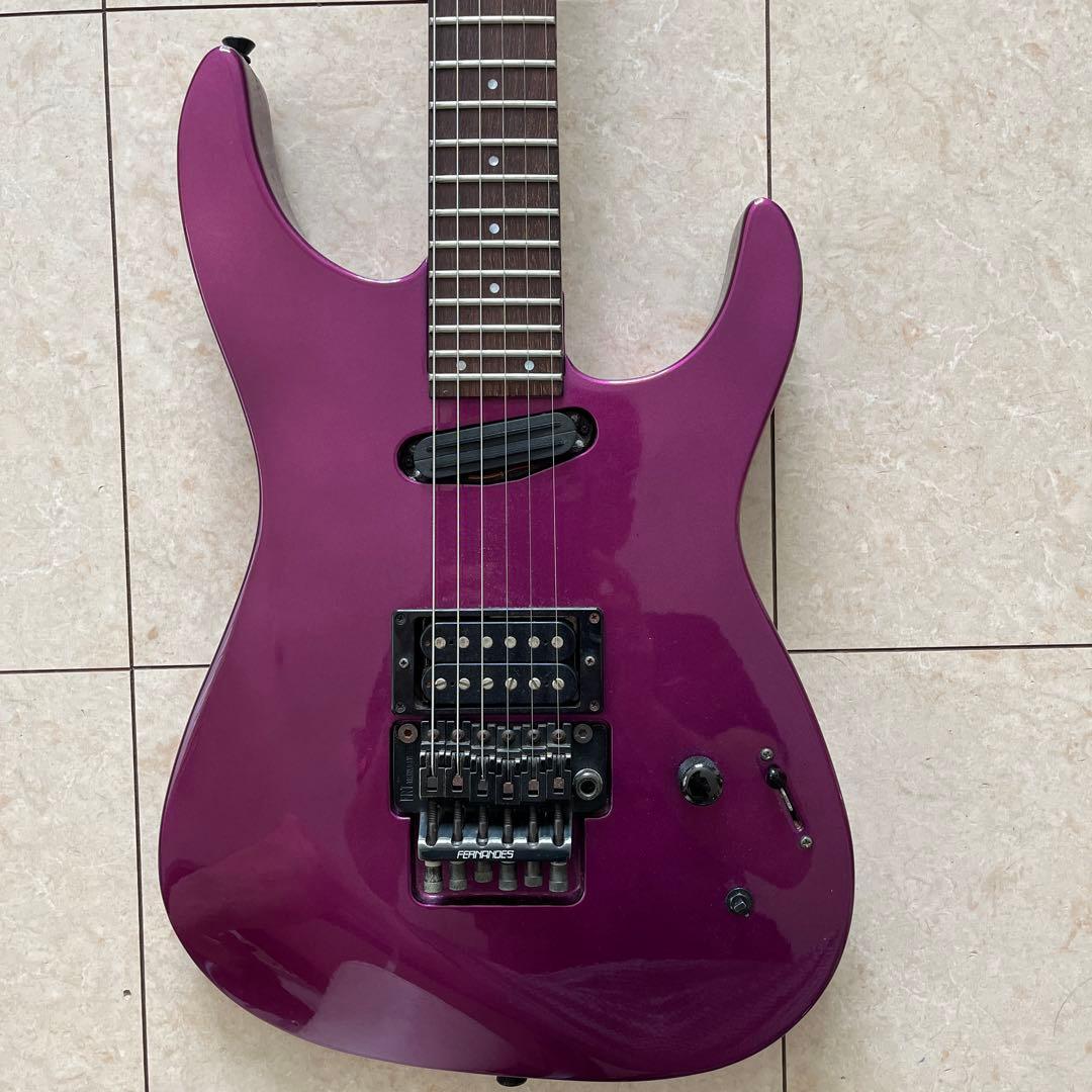 t*3様 FERNANDES パープル エレキギター