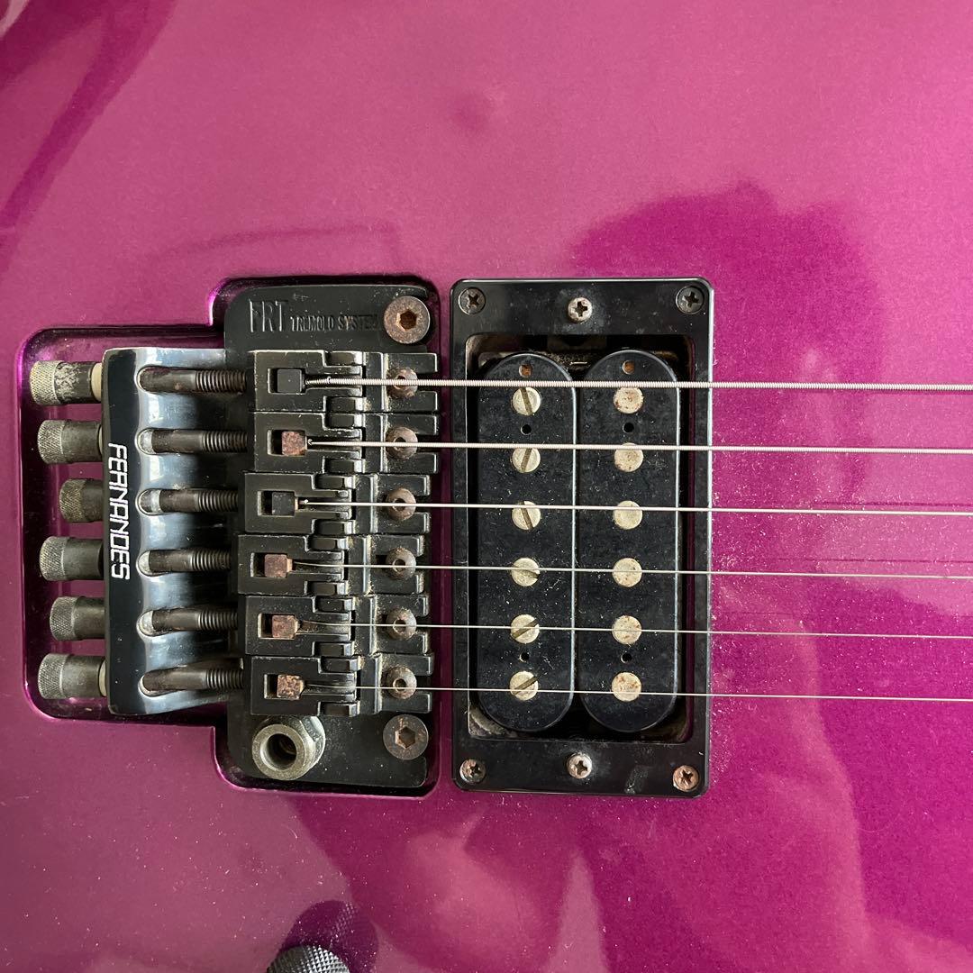 t*3様 FERNANDES パープル エレキギター