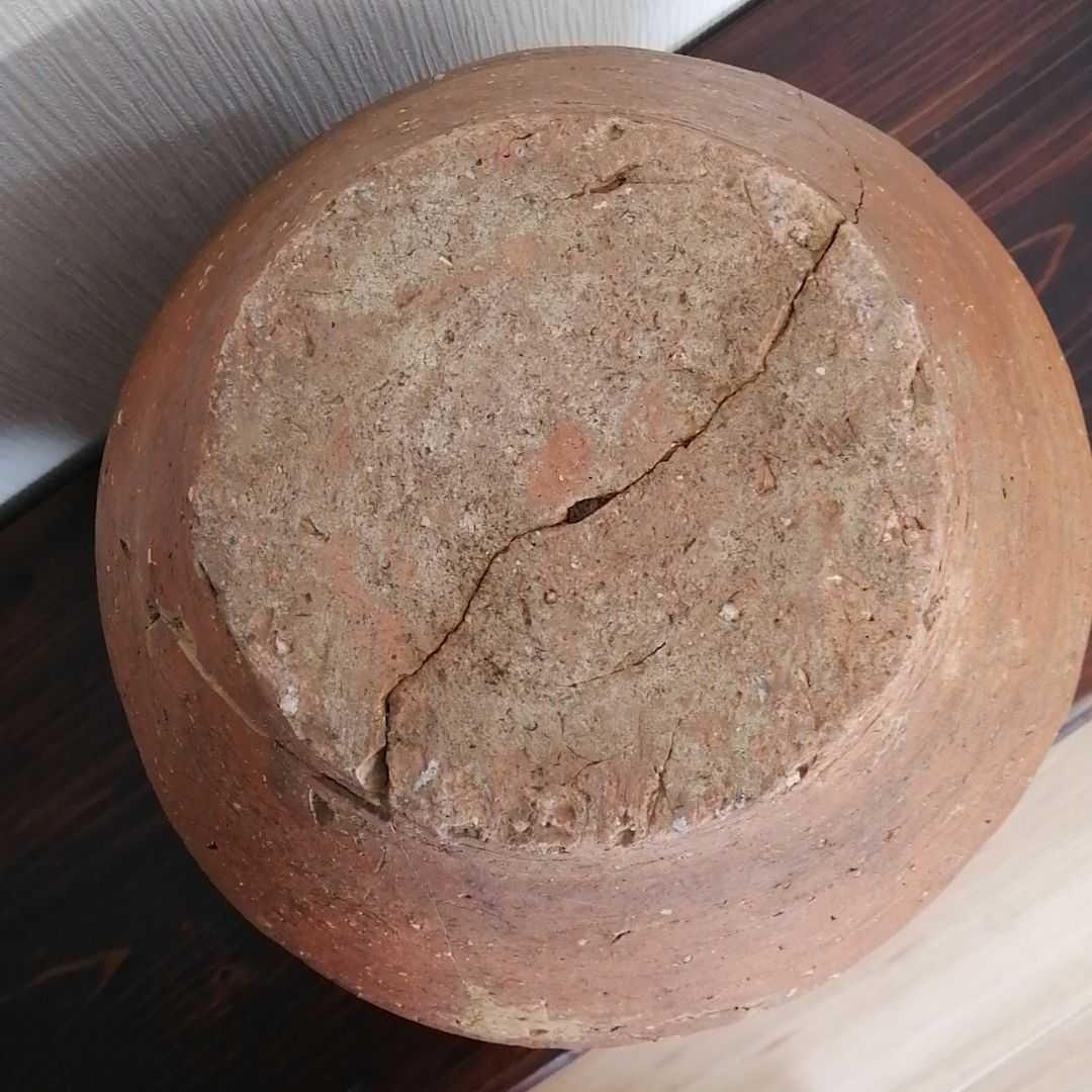 ㉛古信楽の壺　壺は景色　古信楽独特の土肌。　壺