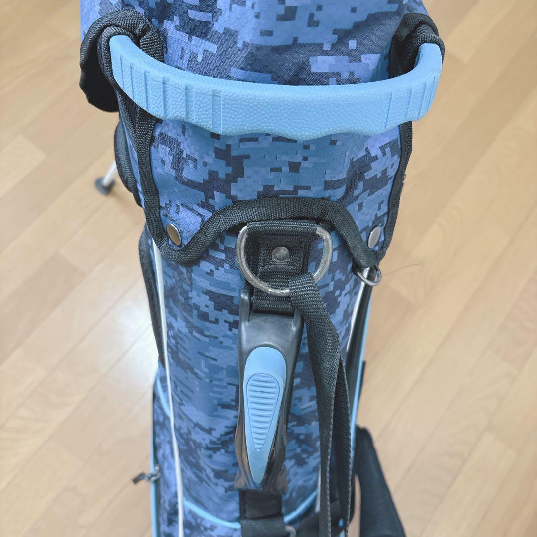 K433 SRIXON ブルー迷彩柄 スタンドキャディバッグ