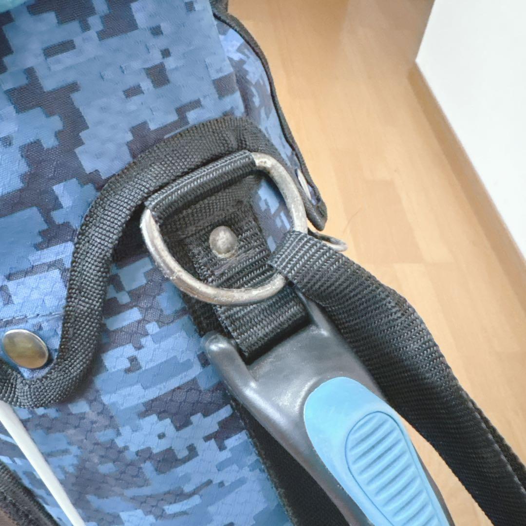 K433 SRIXON ブルー迷彩柄 スタンドキャディバッグ