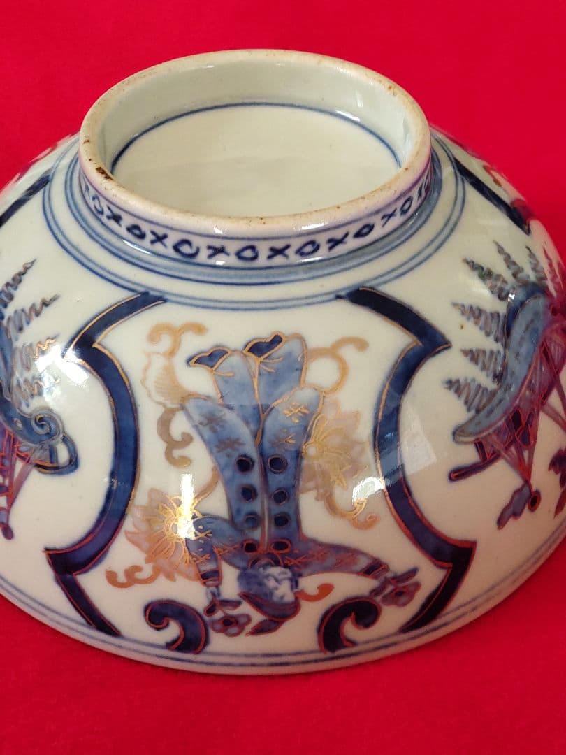 古伊万里四艘船文鉢。