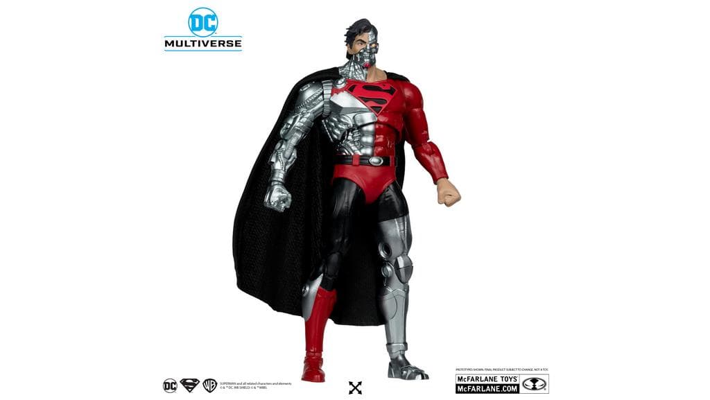 【マクファーレントイズ】新品 正規品 DCマルチバース サイボーグ スーパーマン