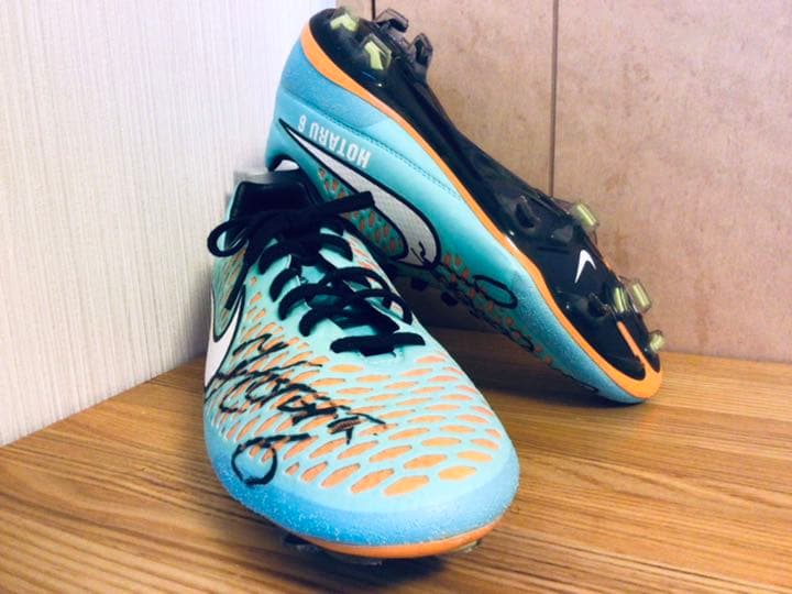 2014 FIFA W杯 日本代表16山口蛍選手 特注支給品サイン実使用スパイク