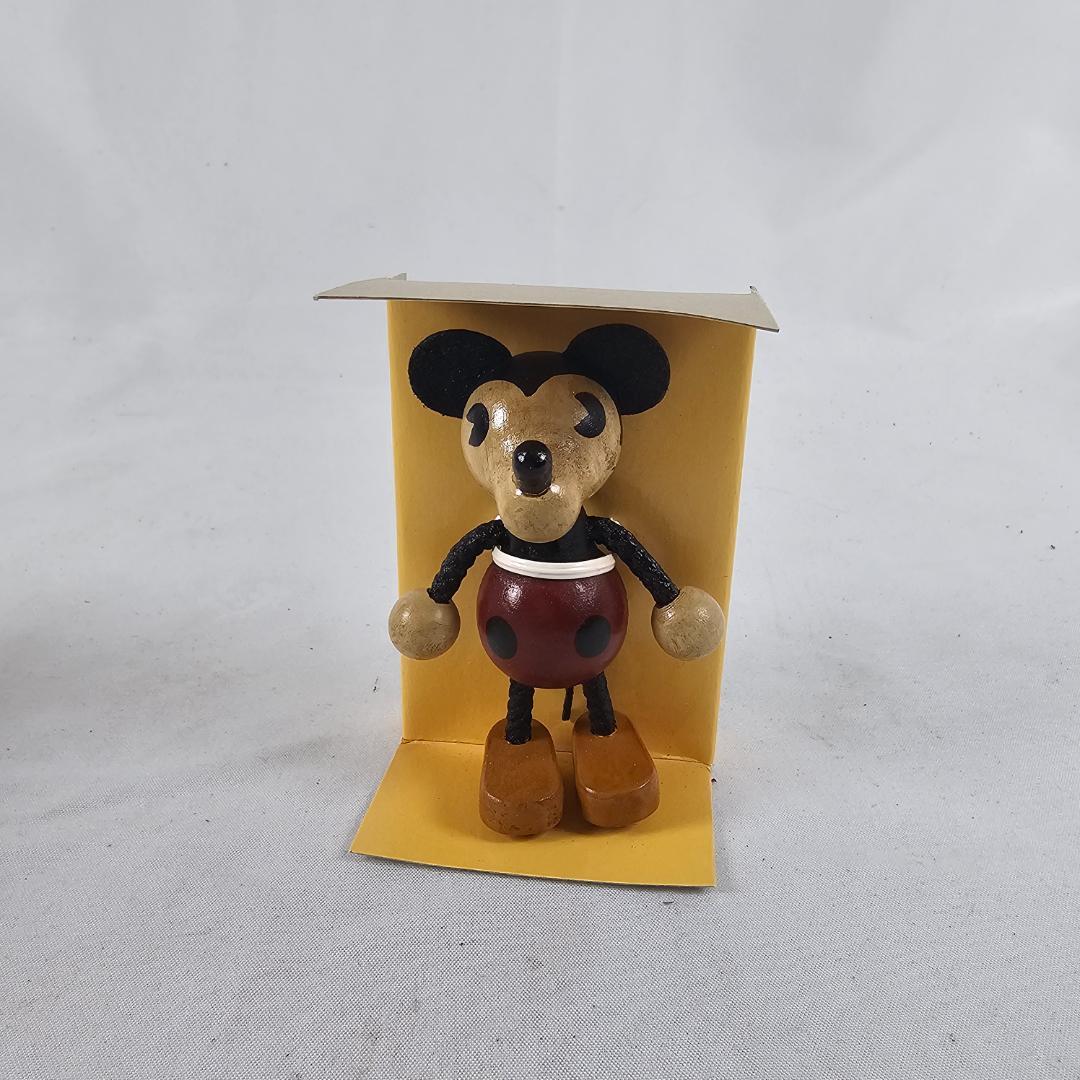 ミッキーマウス ウッデンドール ヤングエポック 1930年代復刻 完品 骨董