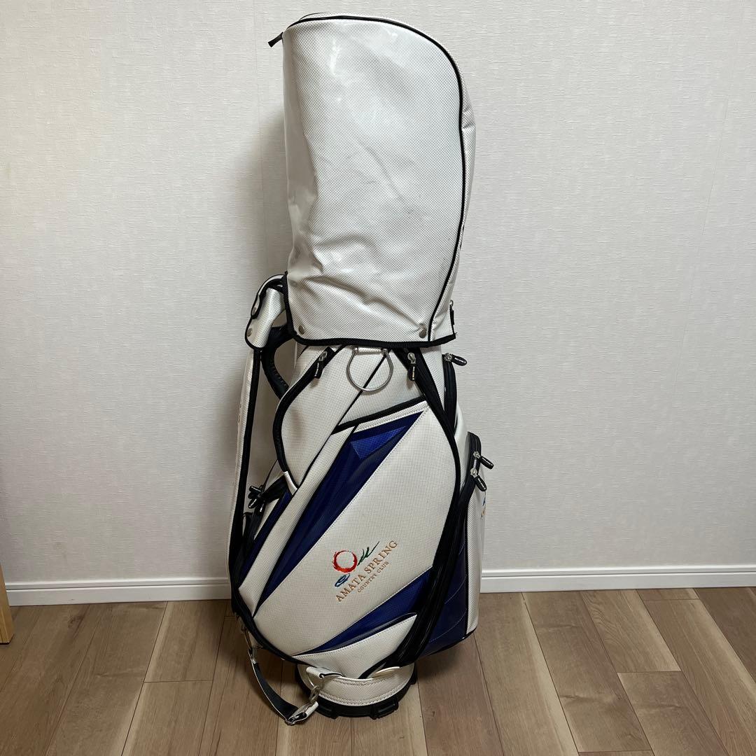 ★貴重★タイの名門AMATA SPRING キャディバッグ ホワイト/ブルー