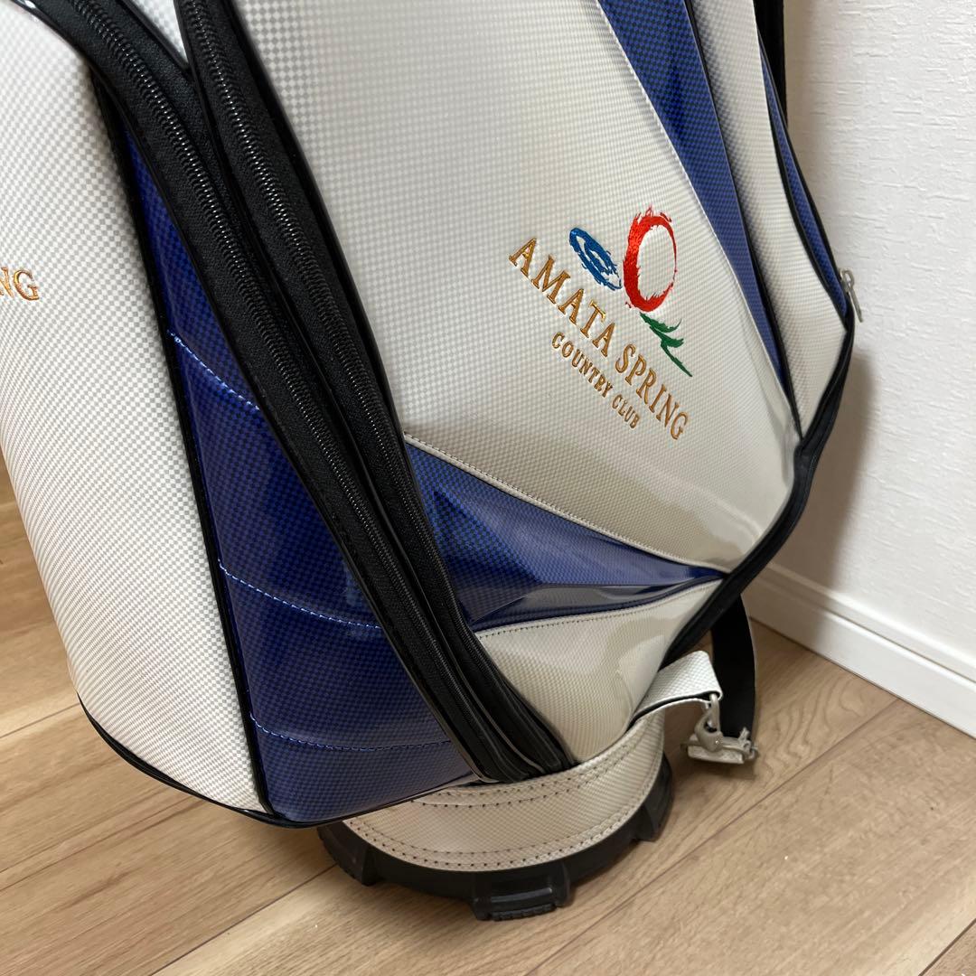 ★貴重★タイの名門AMATA SPRING キャディバッグ ホワイト/ブルー