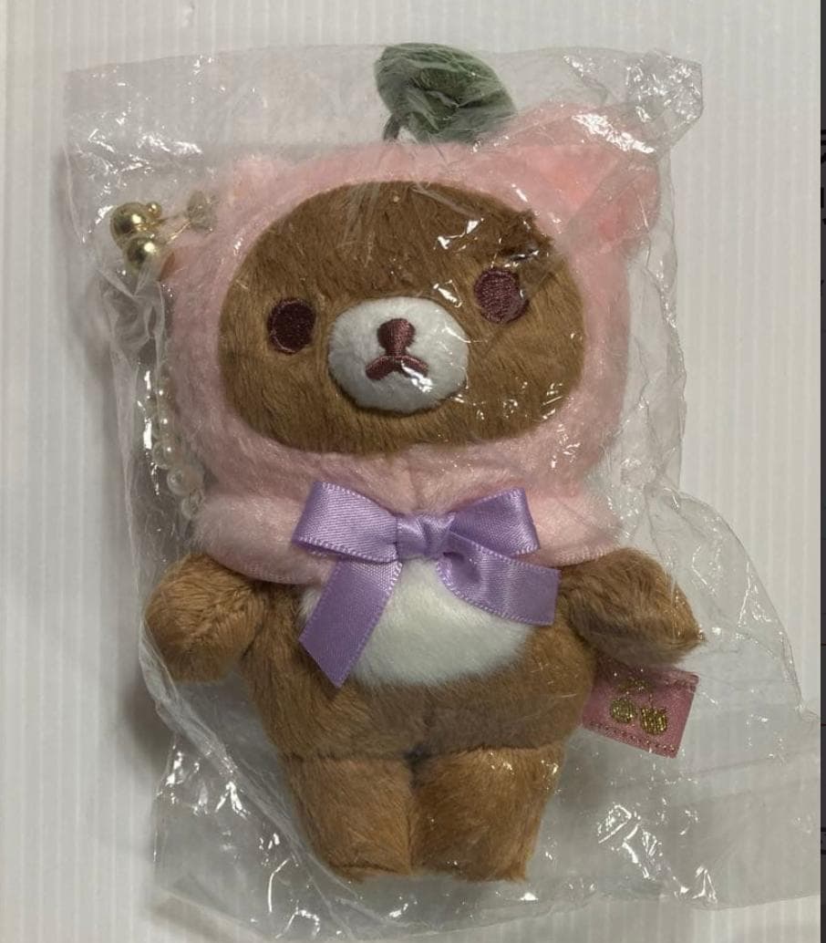 チャイロイコグマ　コリコグジュエルチェリーテーマ ぶらさげぬいぐるみ リラックマ