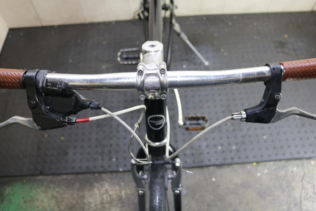 あさひ製WEEKEND アルミ 700C シマノ7速 510mm 黒 クロス