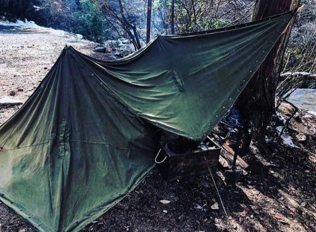 【軍幕屋】希少★ノルウェー軍テント★軍余剰品★4枚組