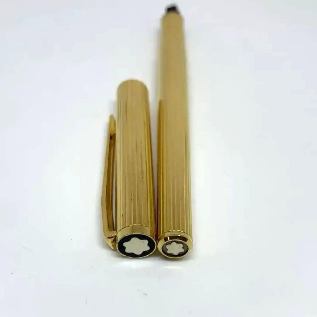 筆記確認済 MONTBLANC モンブラン 585 万年筆 ゴールド