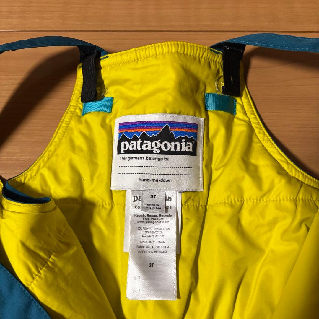 パタゴニア　キッズ　スキーウェア