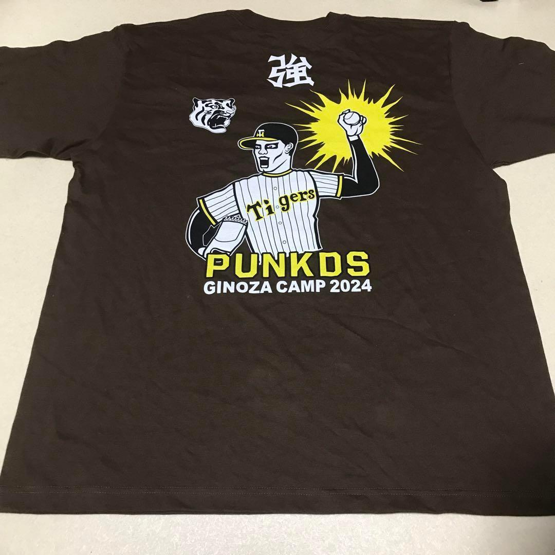 punkdrunkers XXL 阪神タイガース 未使用 Tシャツ 茶 虎 半袖
