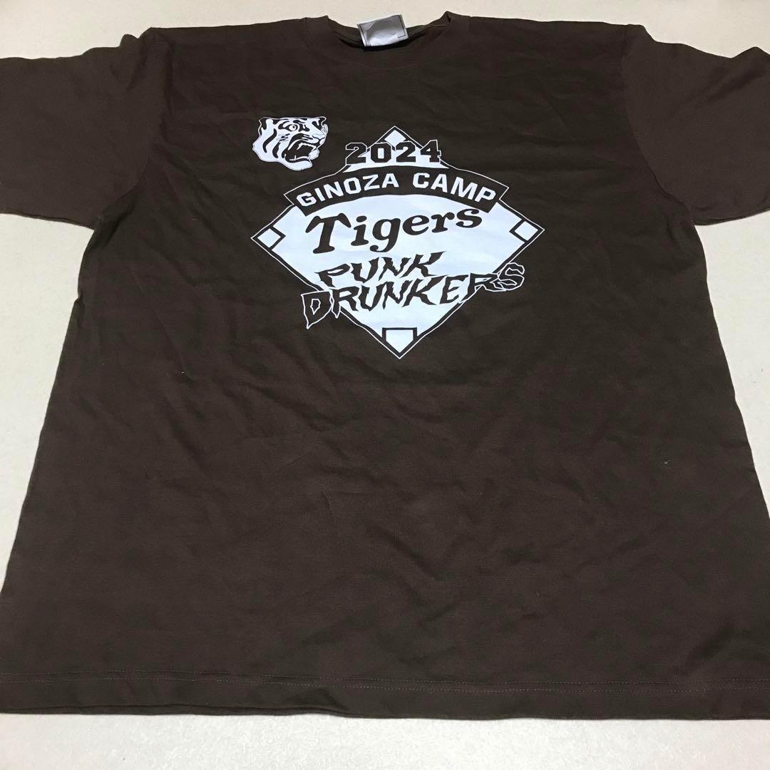 punkdrunkers XXL 阪神タイガース 未使用 Tシャツ 茶 虎 半袖