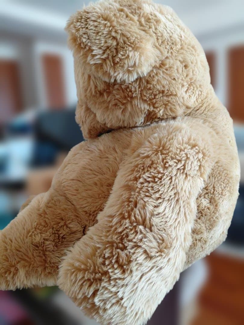 【巨大熊】レトロベージュのぬいぐるみテディベア