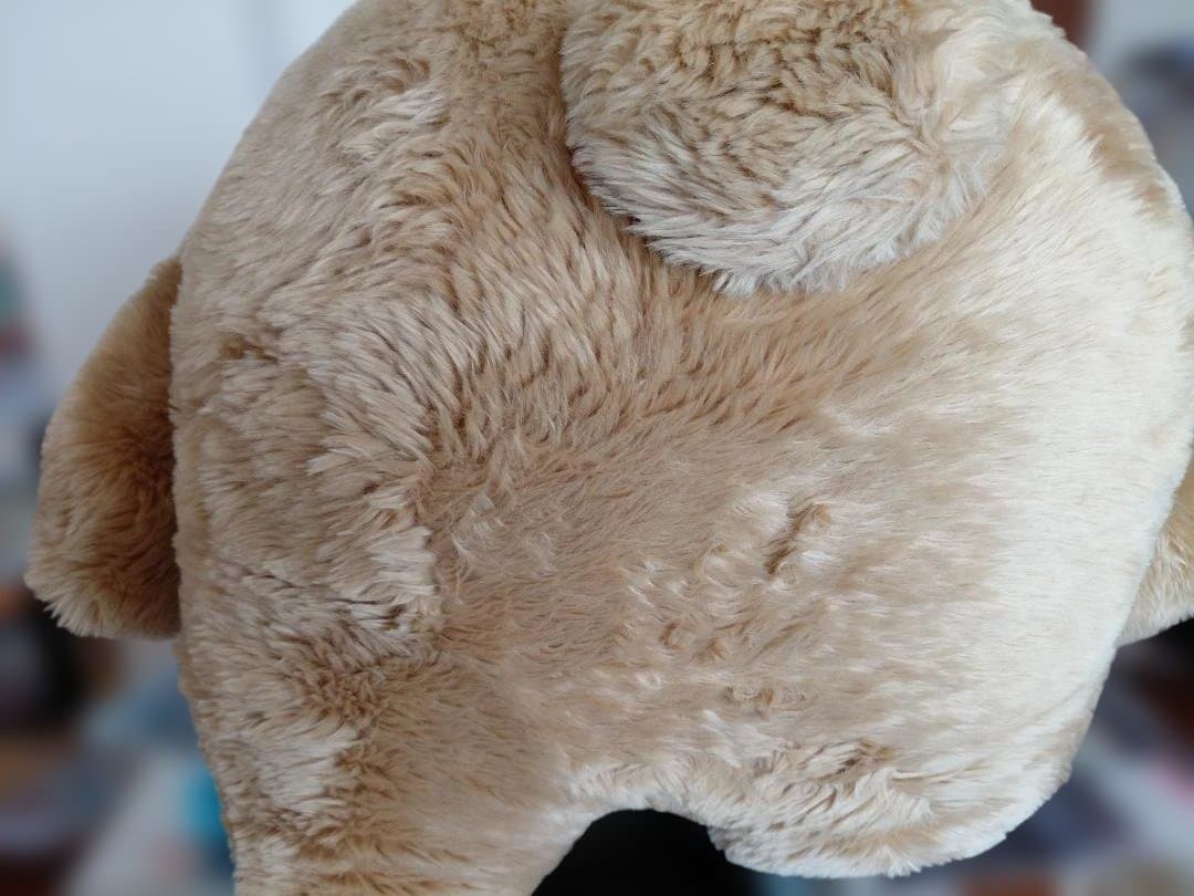 【巨大熊】レトロベージュのぬいぐるみテディベア