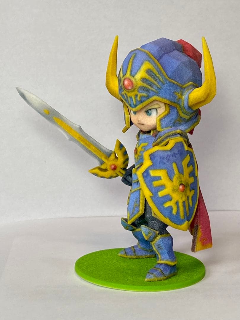 ドラゴンクエスト3Dプリントフィギュア ロトの装備 ロトの剣 伝説の鎧 鳥山明