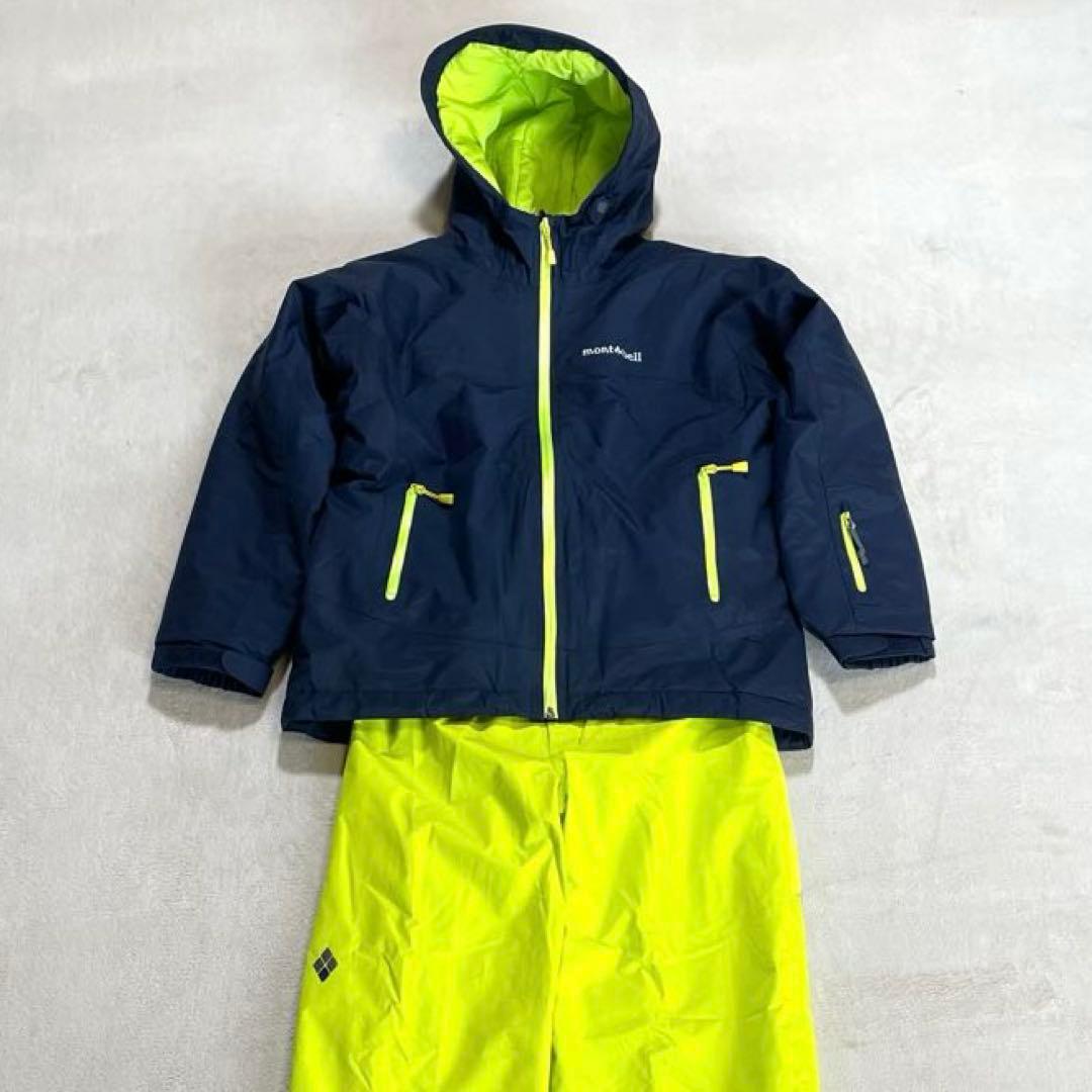 mont-bell パウダーステップ　スキーウェア　セットアップ　150