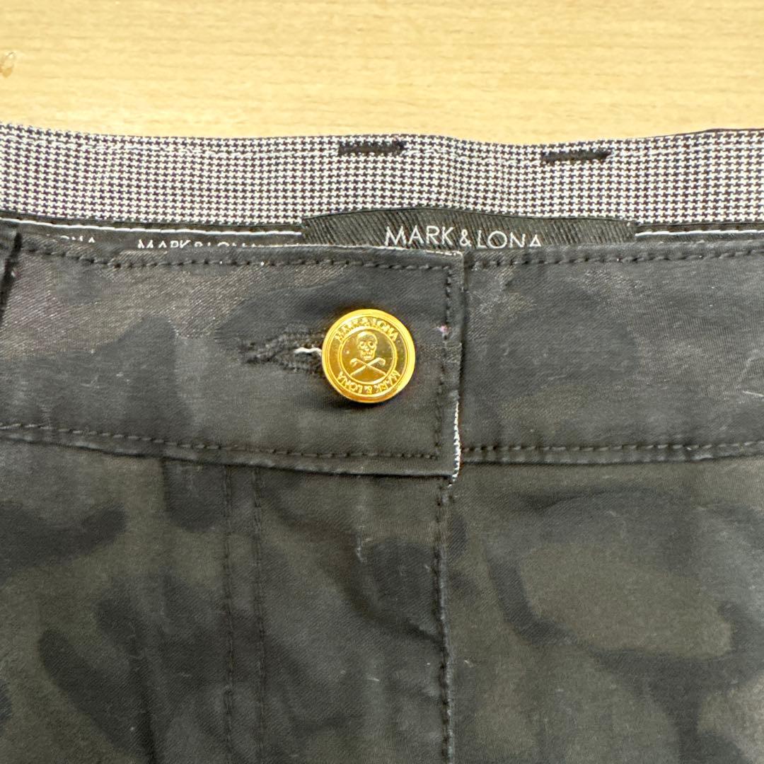 MARK & LONA カモフラージュ柄 スカート 黒