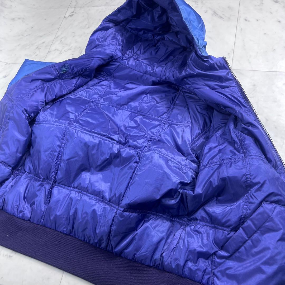 パーリーゲイツ ダウンジャケット サイズ1 M リバーシブル ネイビー 紫
