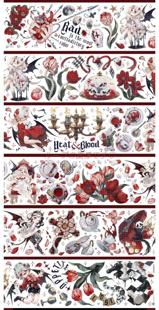 J658＃受害者名单(贝壳光)studiovi切り売り海外人物マステ女の子