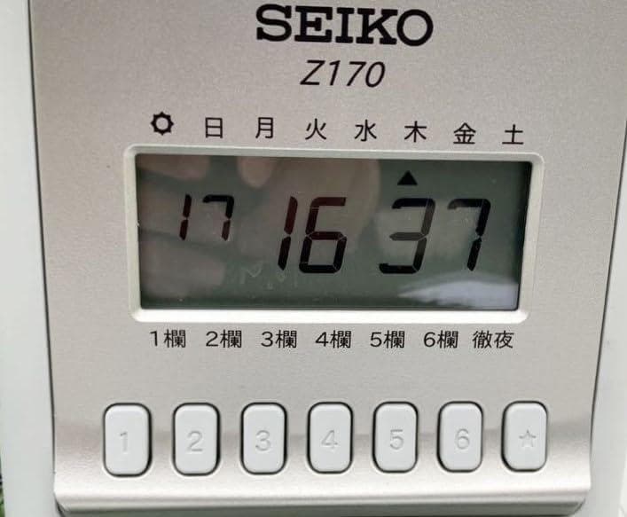 ★美品 清掃済 SEIKO タイムレコーダー Z170 + 新品カード25枚