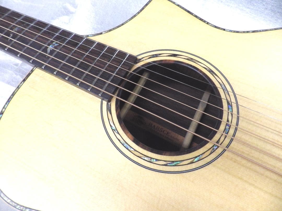 弦高低め　オール単板　Bromo　ブロモ　エレアコギター　BAR5CE