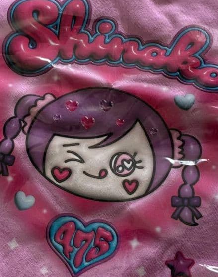 しなこ　元祖　半袖　Tシャツ パープル　ピンク