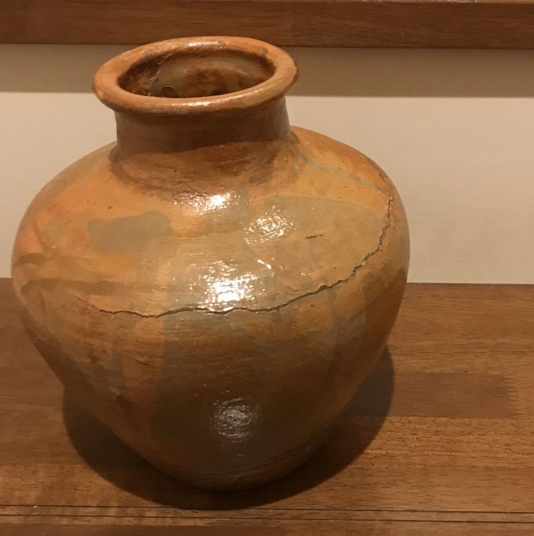 人間国宝 金重陶陽 作　備前焼　花瓶