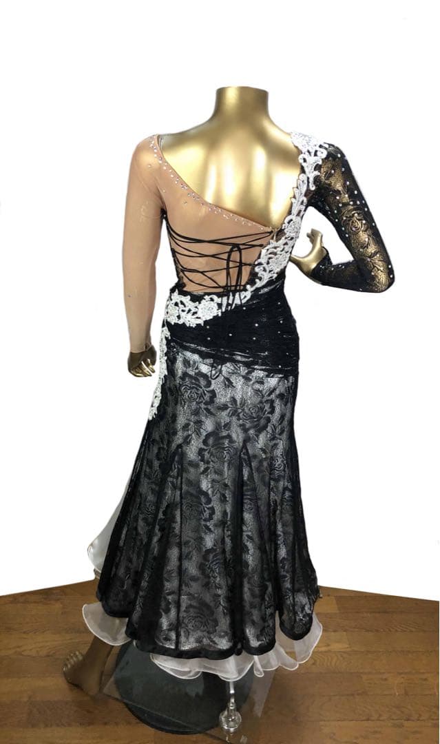 ✨社交ダンス モダン スタンダード ドレス Mサイズ　✨