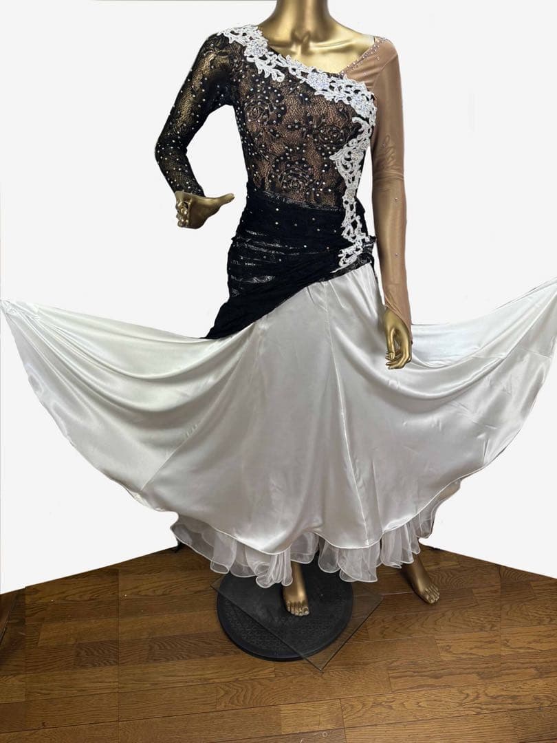 ✨社交ダンス モダン スタンダード ドレス Mサイズ　✨