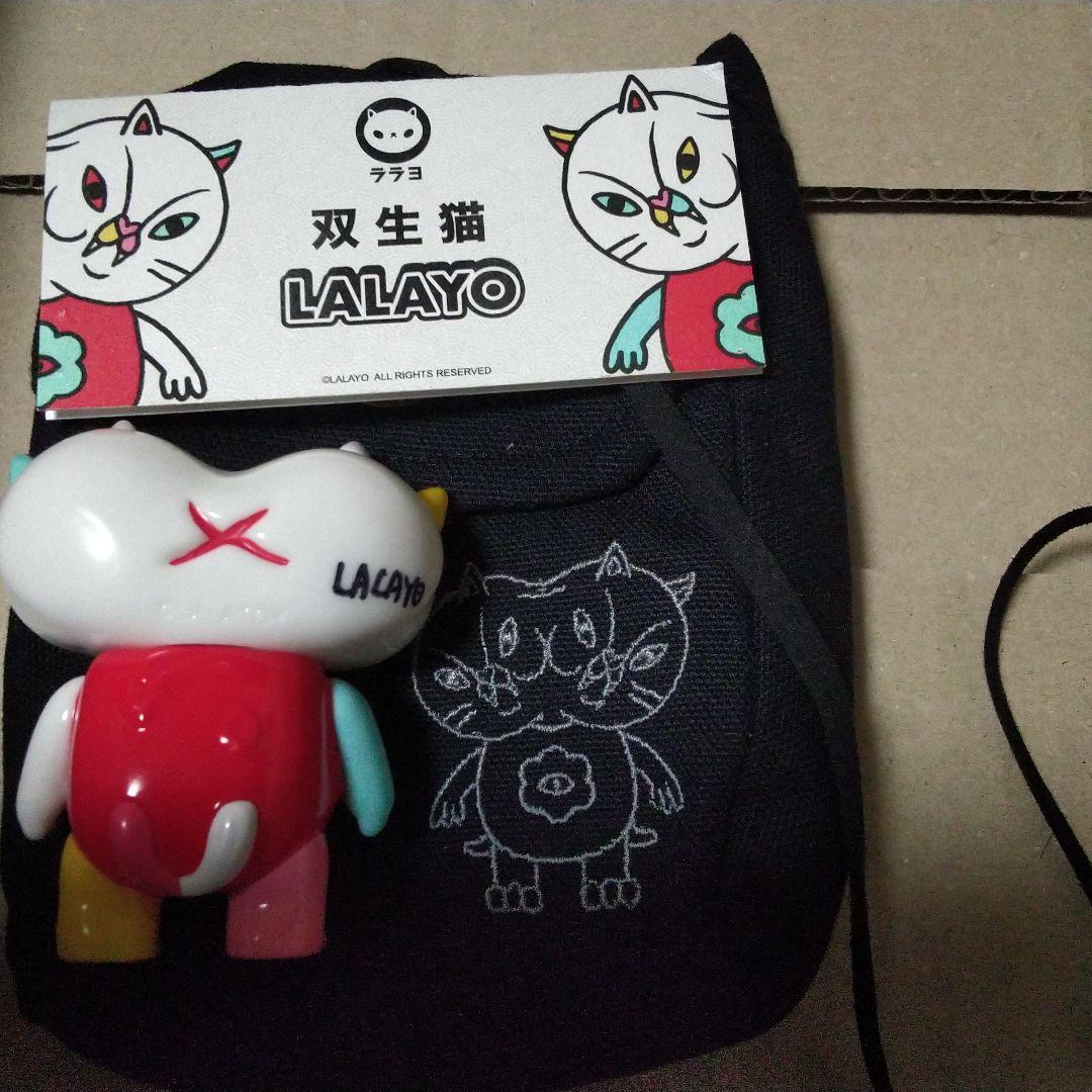 LALAYO 双生猫 フィギュア　izjumonster配色　ソフビケース付