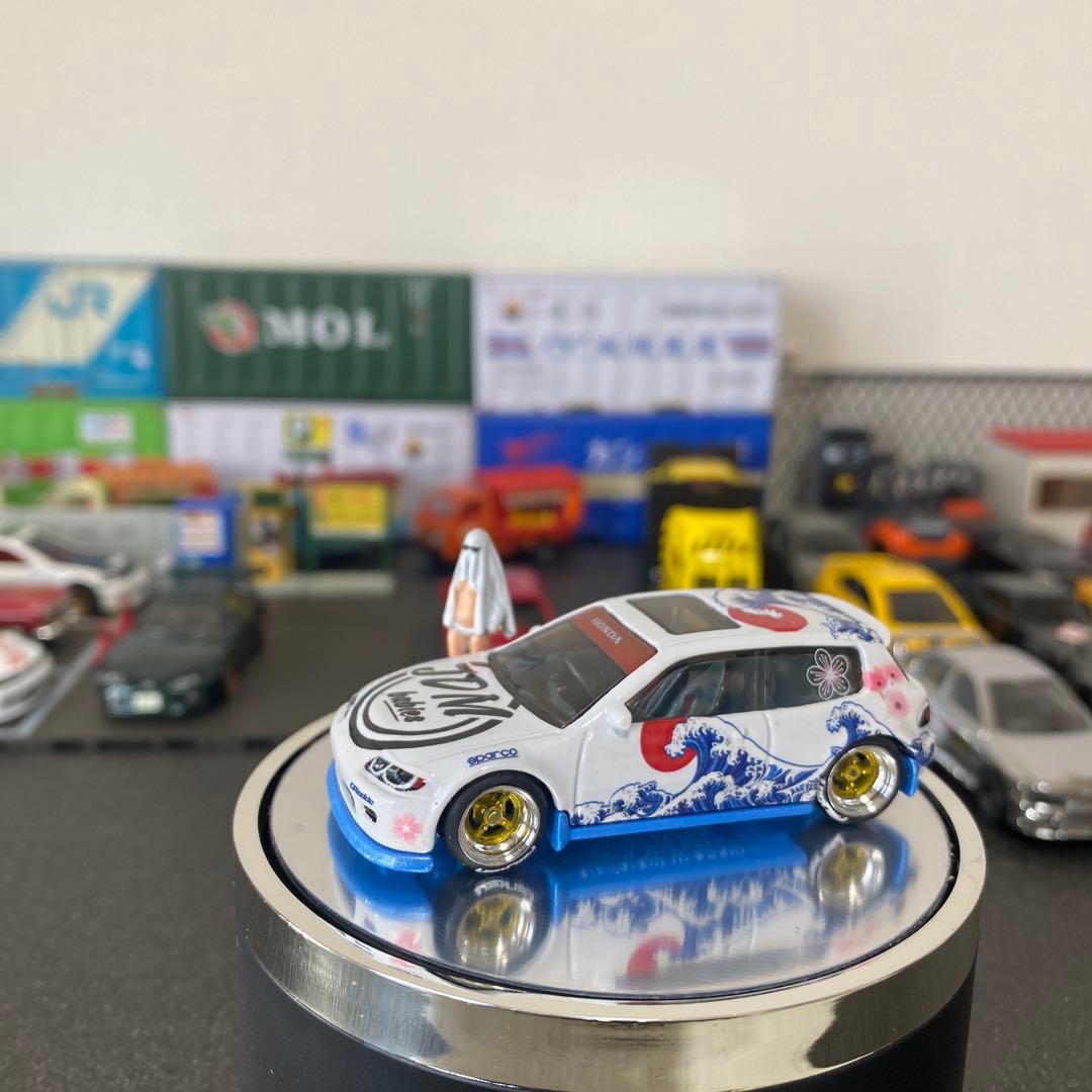 ホンダ シビック EG サクラ カスタム　+ カスタムアクリルケース