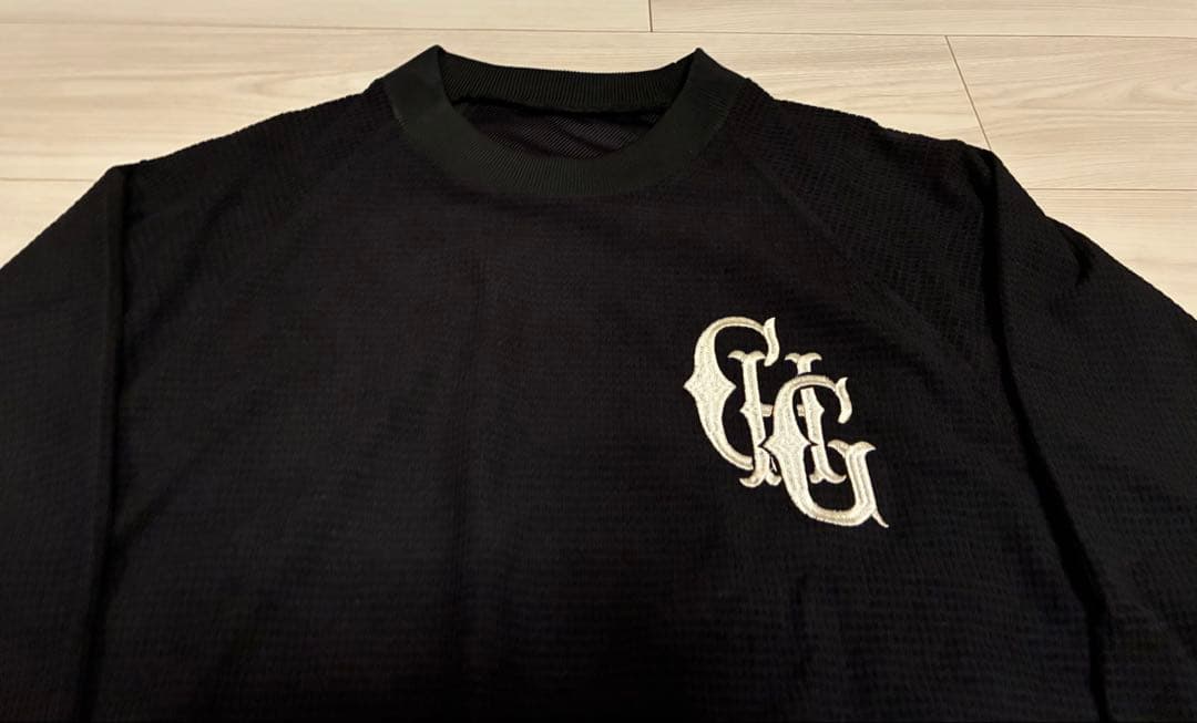 Cph/Golf CLUB WAFFLE P/O JKT 【BLACK】 L