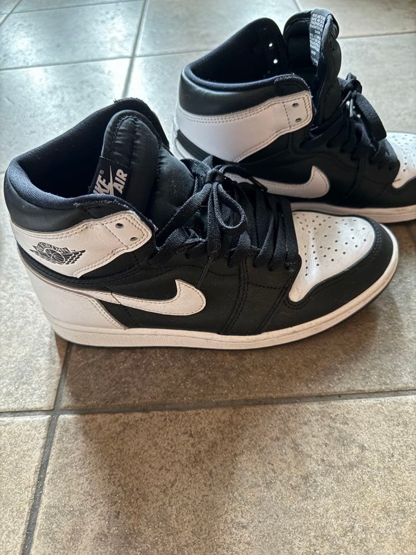 Nike Air Jordan 1 ブラック/ホワイト ハイカットシューズ