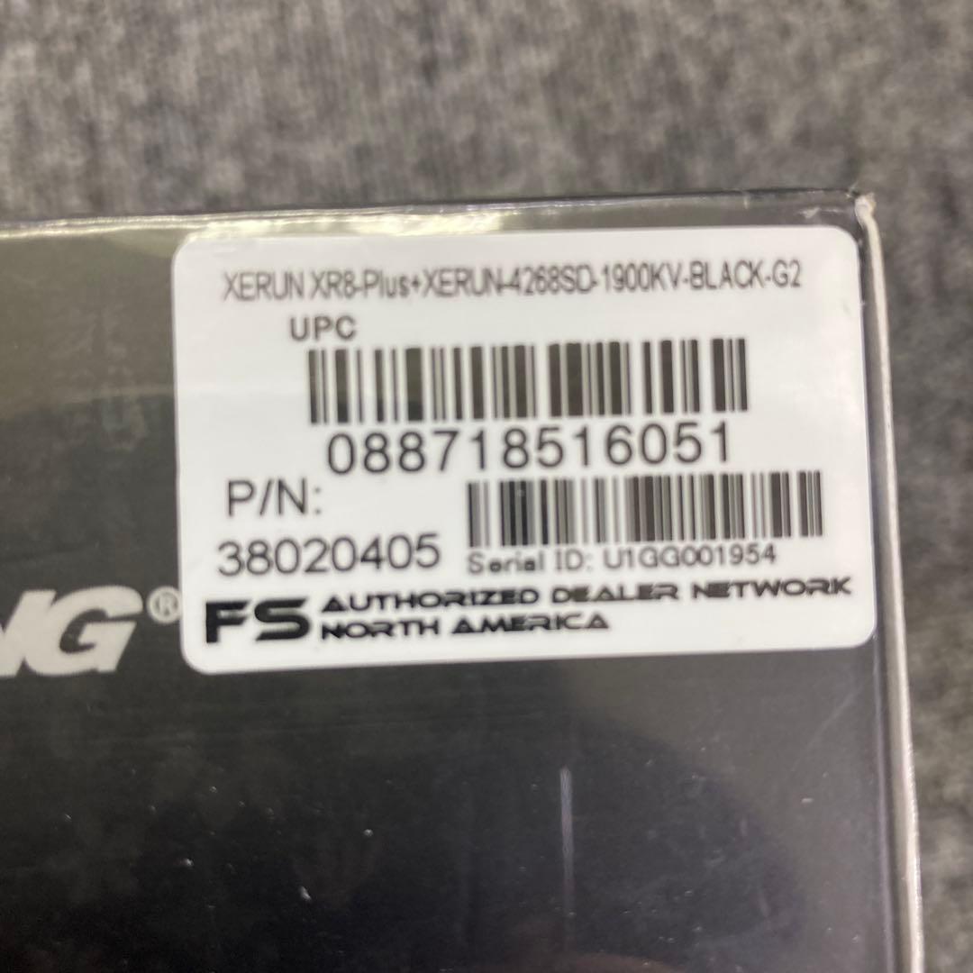 ホビーラジコン HOBBYWING XERUN XR8 Plus + 4268SD 1900KV