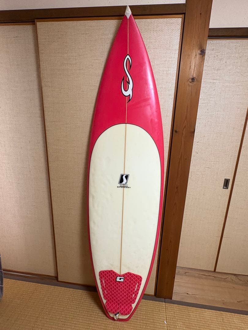 sequenceサーフボード赤