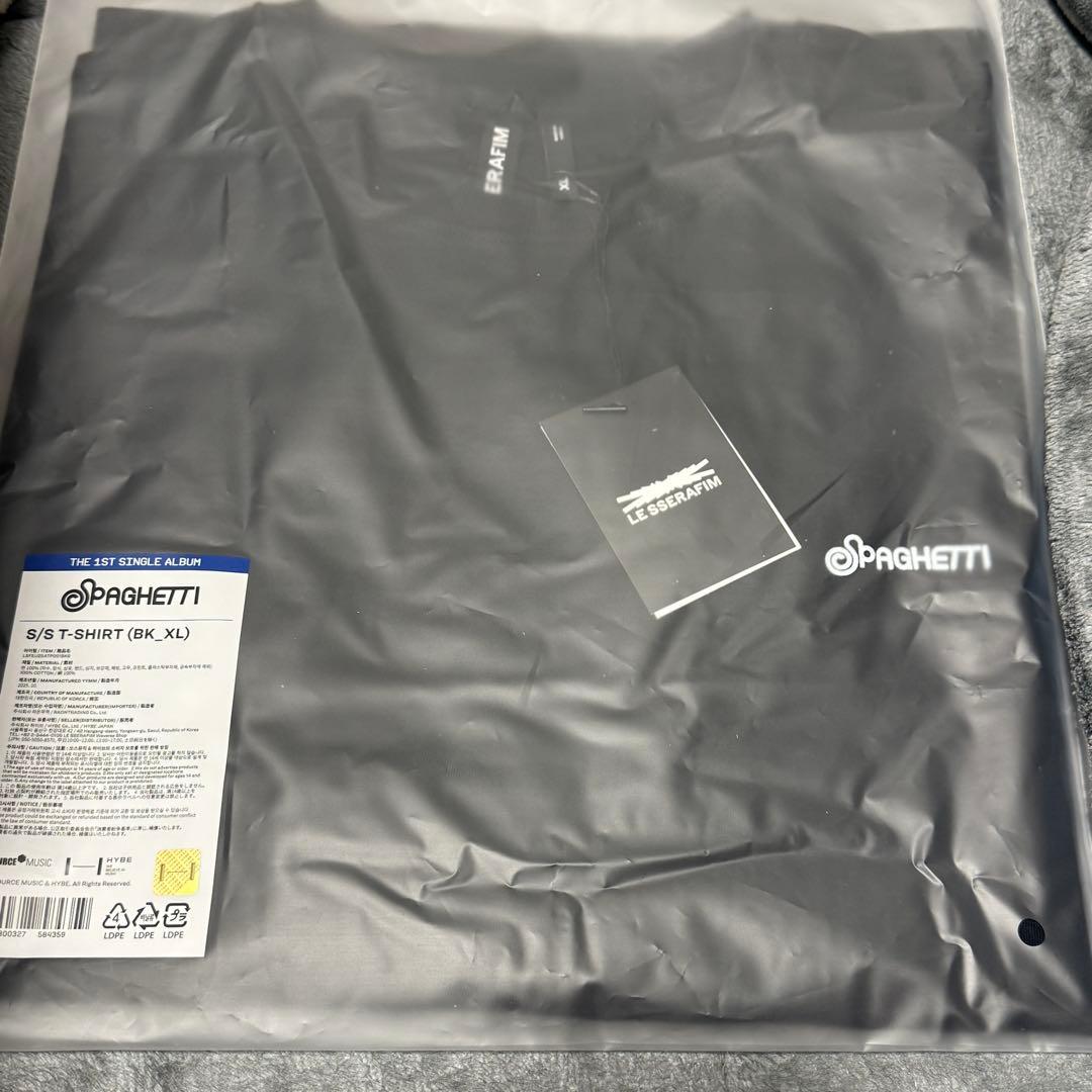 アイドル LE SSERAFIM SPAGHETTI S/S T-Shirt