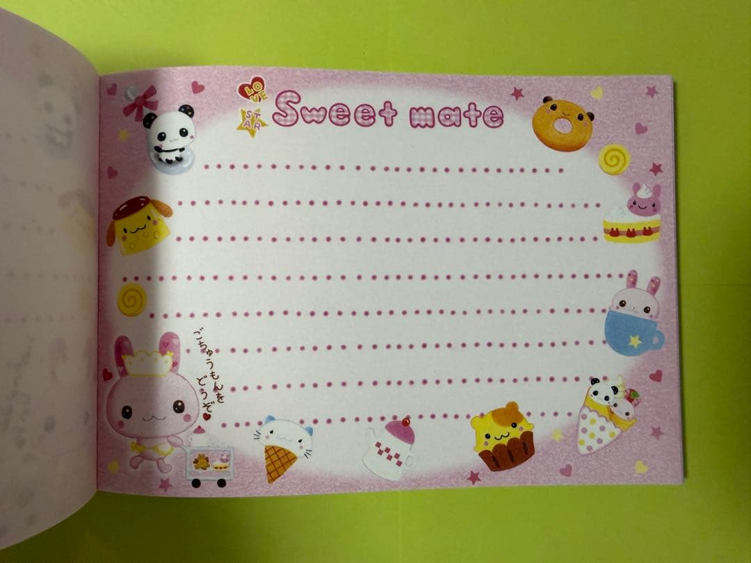 平成レトロSweet mate メモ帳 当時物 希少 うさぎ パンダ ハムスター