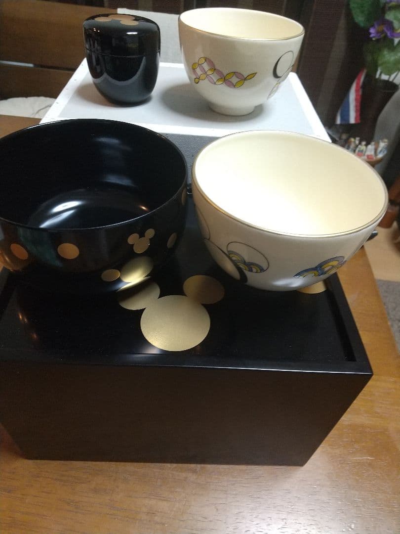 ミッキーマウス茶道具一式