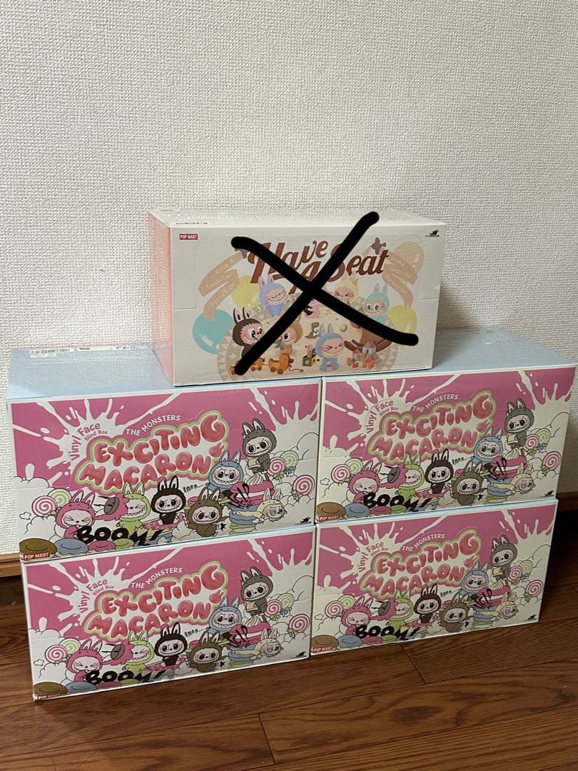 ポップマート ラブブ Exciting Macaronアソートボックス x4