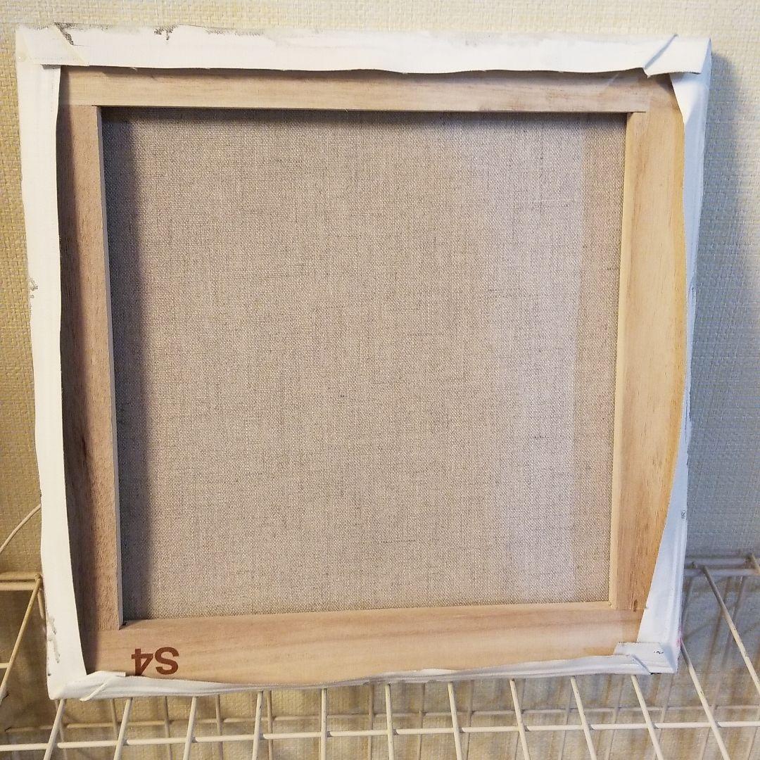 油絵　ヘラモノクロームからの赤い花