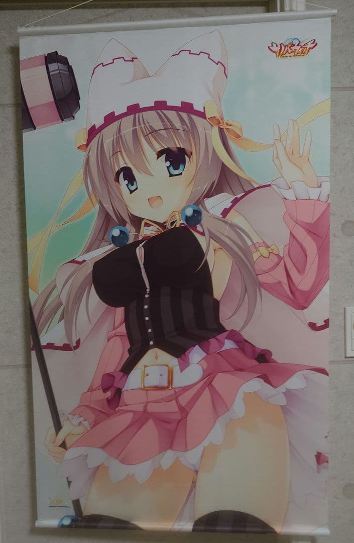 サノバウィッチ　椎葉紬　特大タペストリー　2本セット　ゆずソフト