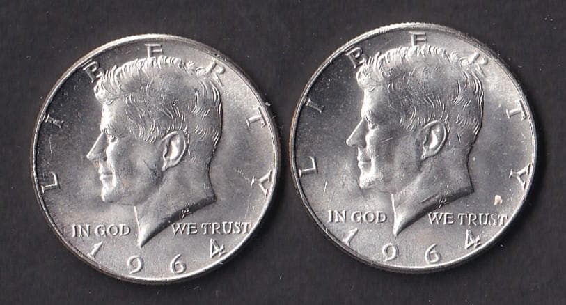 アメリカ 　ハーフダラー銀貨 　ケネディ ２枚