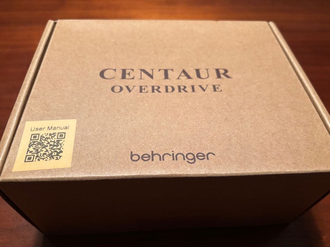 【未開封】behringer CENTAUR OVERDRIVE 変更前モデル