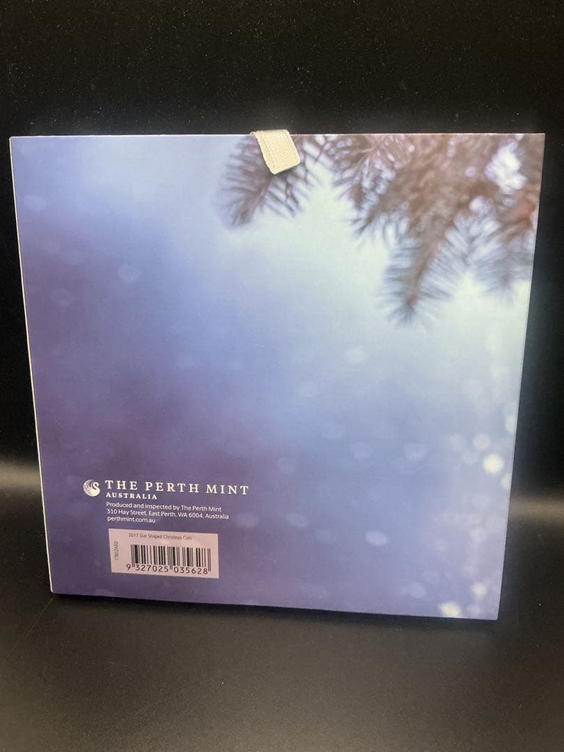 2017年　STAR SHAPED CHRISTMAS 1oz銀貨