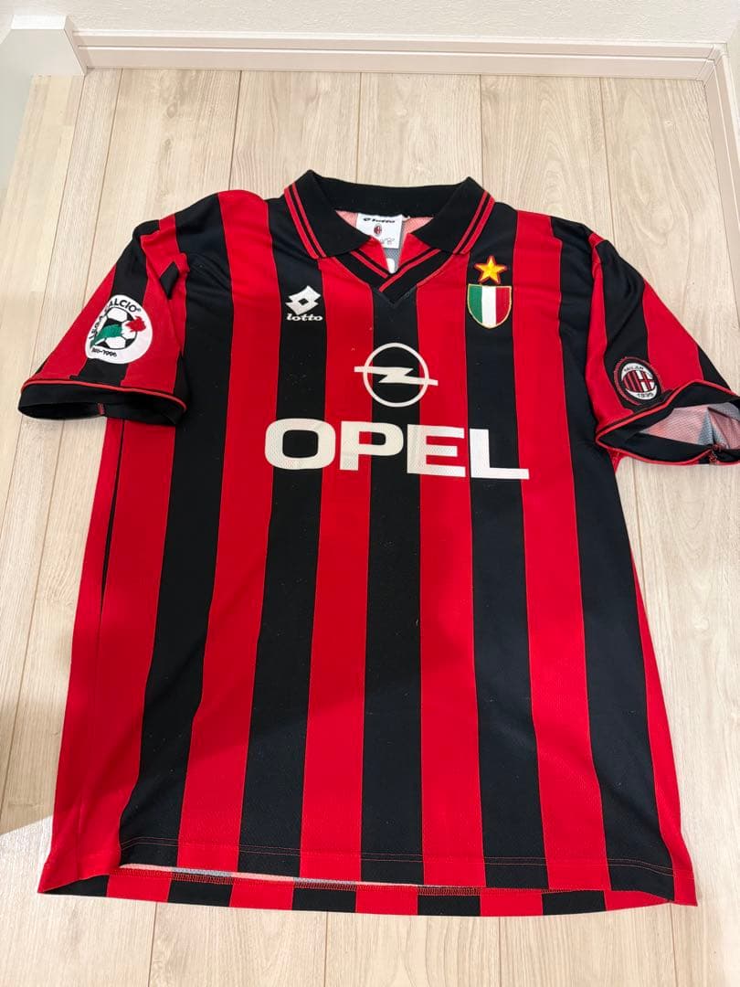 爆レア！96-97 ミラン　バレージ選手　ユニフォーム　昇華プリント　選手用