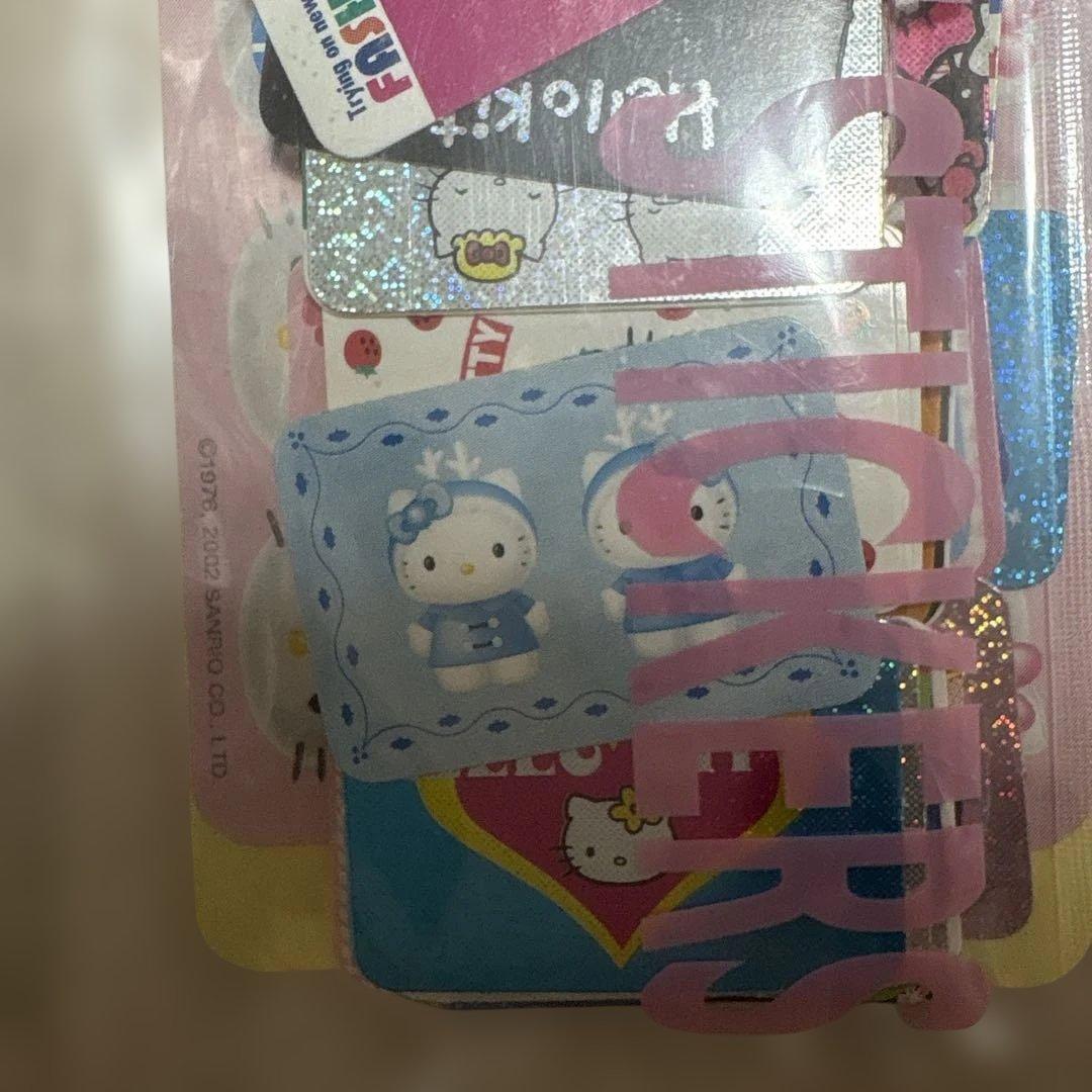 2002年激レア ハローキティシールパック　平成レトロフレークシールサンリオ