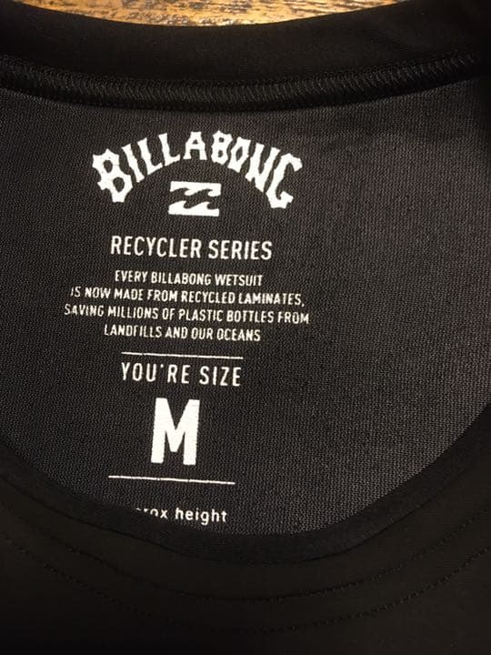 billabong 袖なしタッパー ウェットスーツ